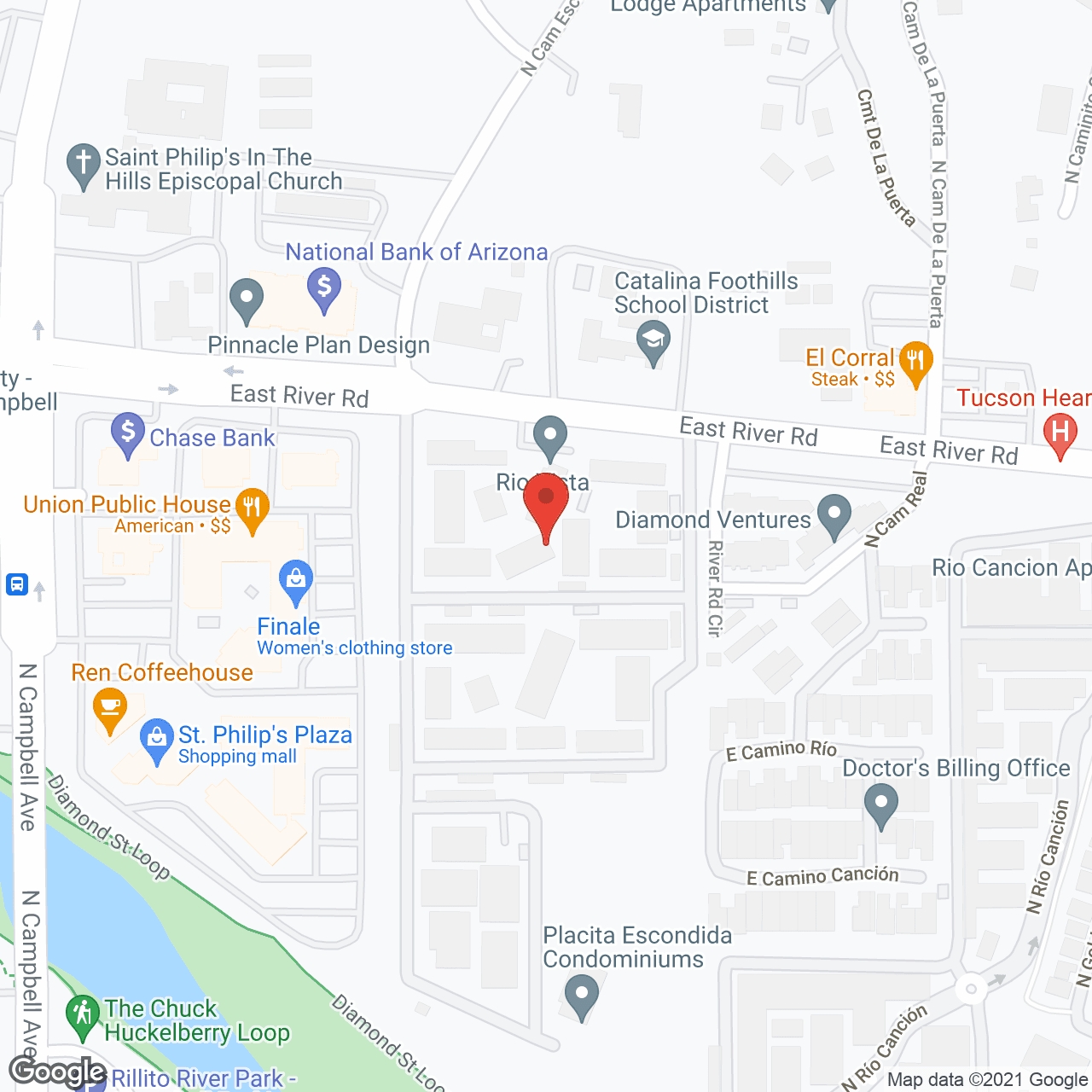 Rio Vista Apartments in google map