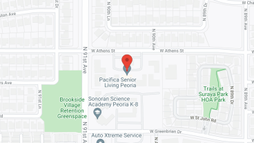 Pacifica Senior Living Peoria in google map
