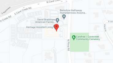 The Heritage at Carefree Senior Living in google map