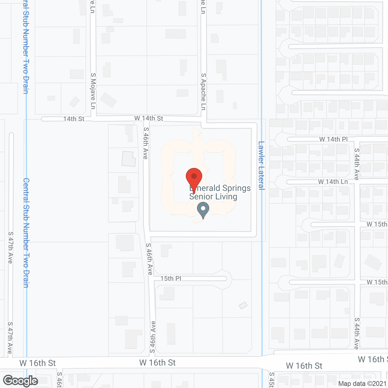 Emerald Springs Senior Living in google map