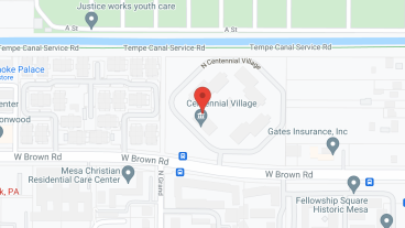 Centennial Village in google map