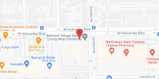 Belmont Village West University in google map