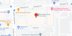 Brookdale West University in google map