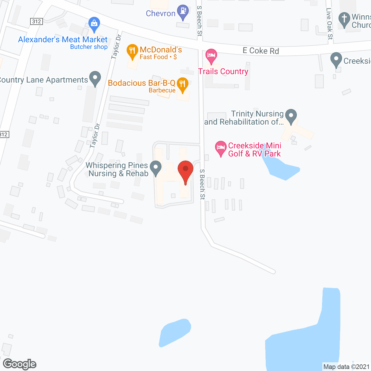 Crescent Care Ctr in google map