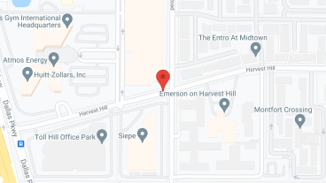 Emerson on Harvest Hill in google map