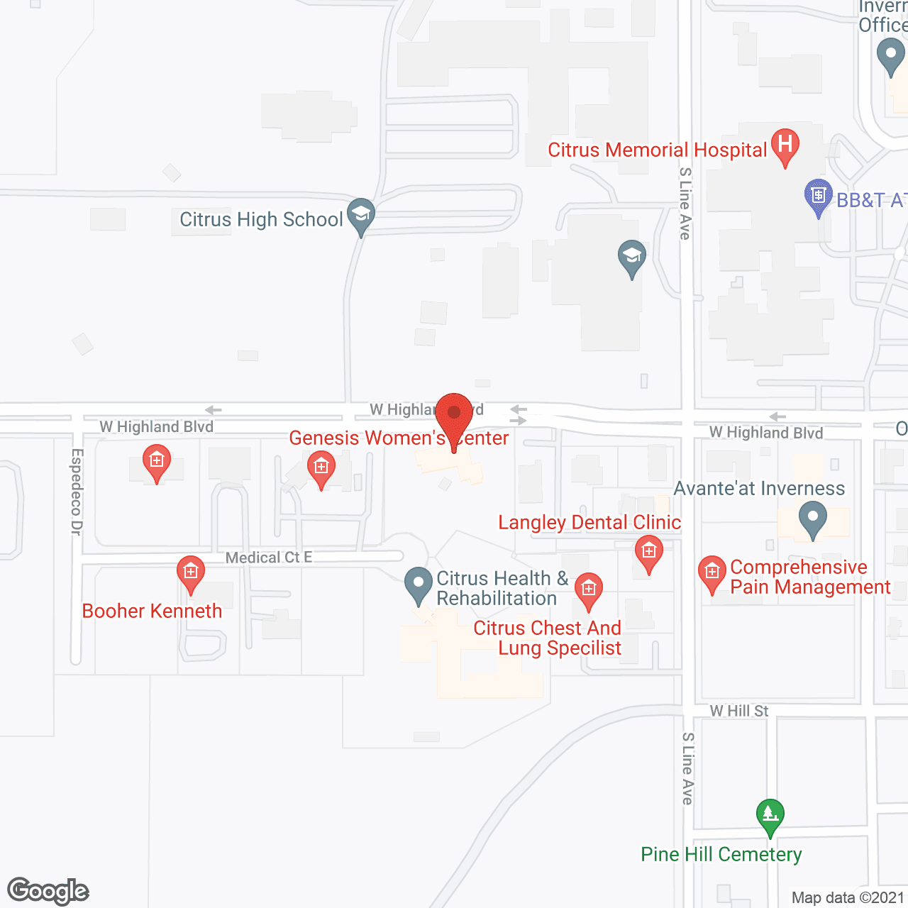 Highland Terrace in google map