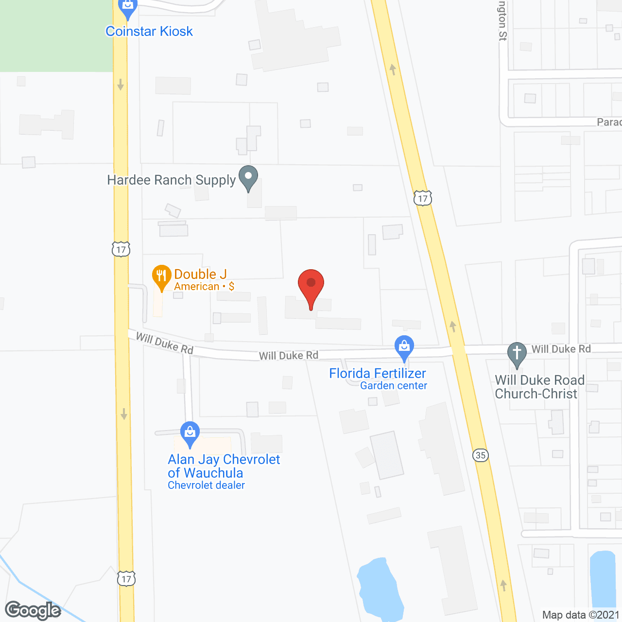 Southern Oaks Retirement Ctr in google map