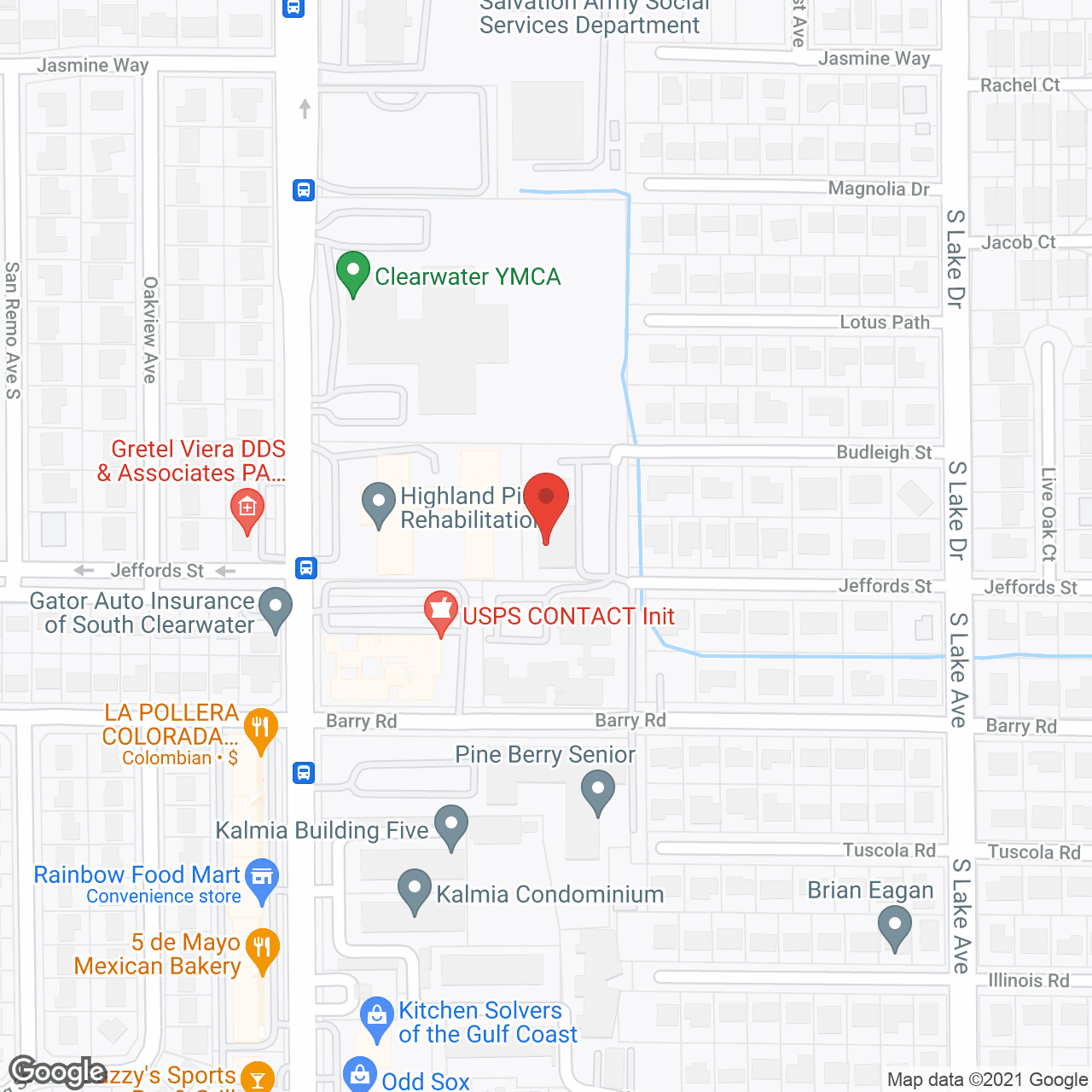 Highland Terrace in google map