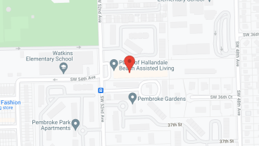 Plaza Of Hallandale Beach in google map