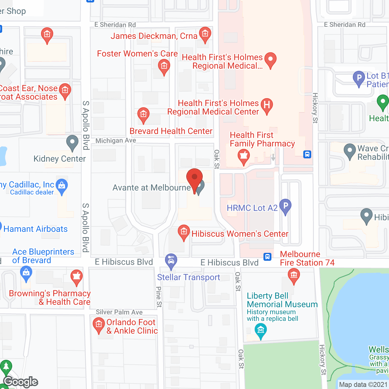 Beverly Oaks Nursing & Rehab in google map