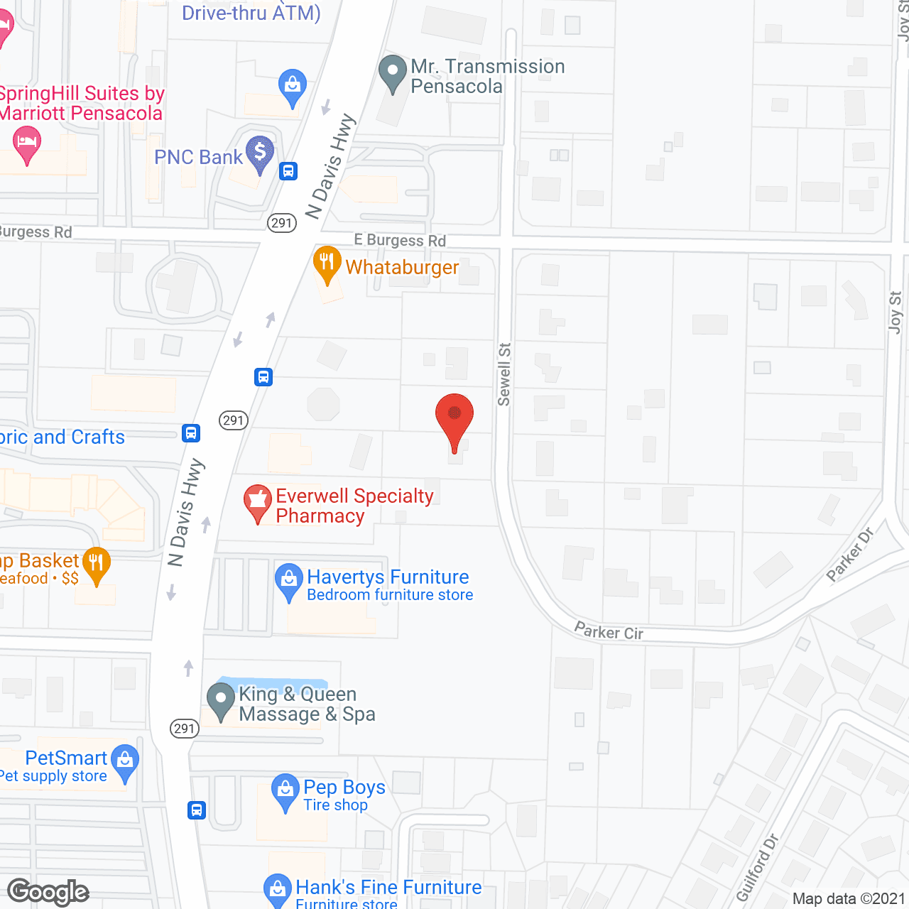 Anne Connor Respite Care Ctr in google map