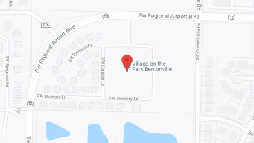 Village on the Park Bentonville in google map