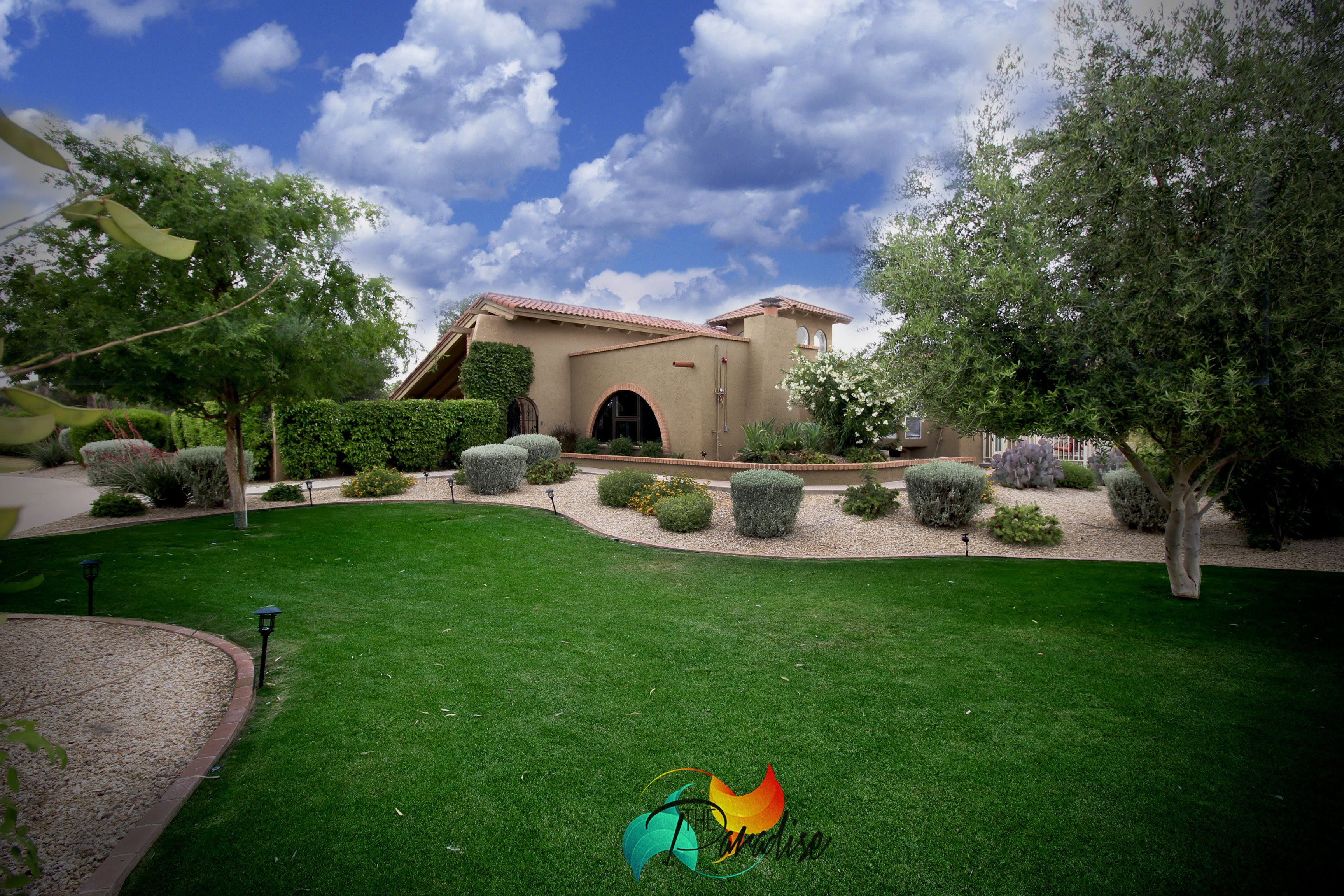 The Paradise Assisted Living Home outdoor common area