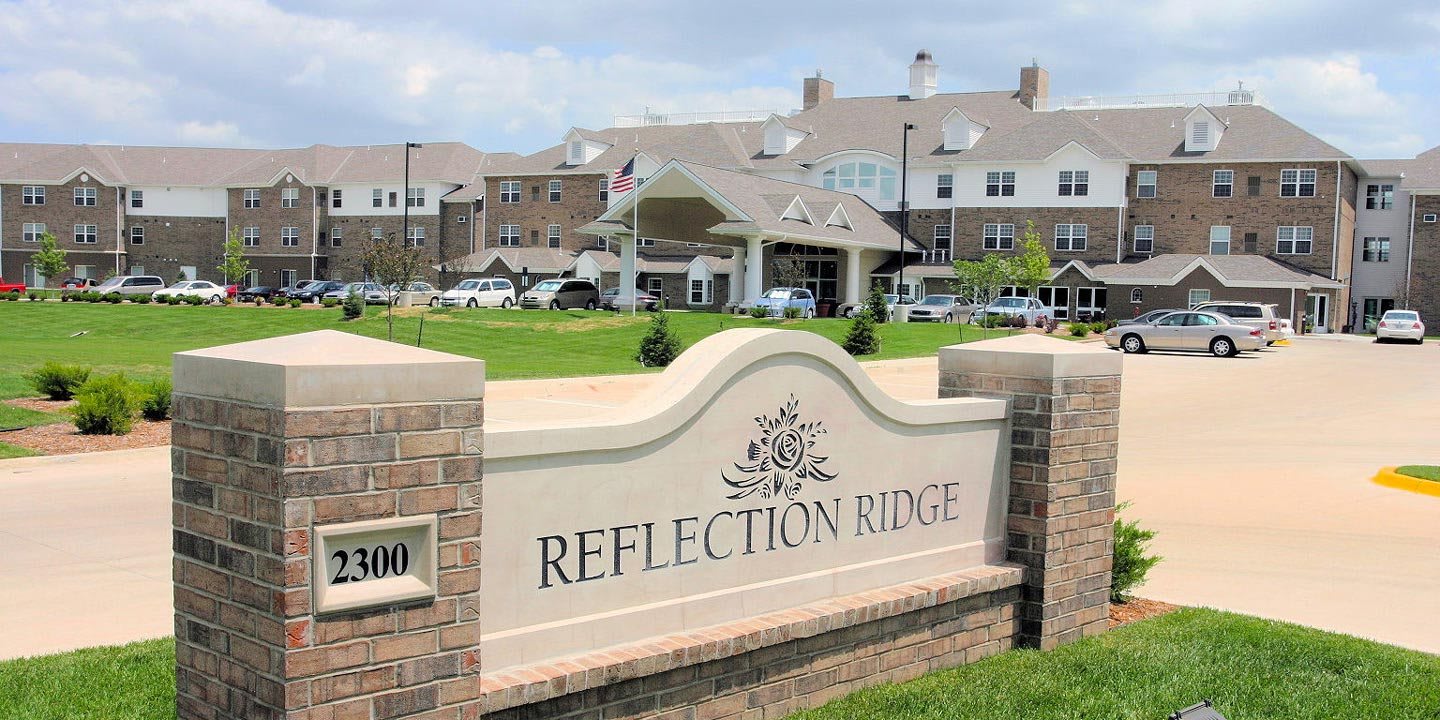 Reflection Ridge Retirement Community outdoor common area