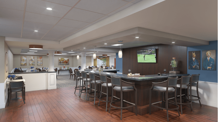 Butler Street Senior Living bar