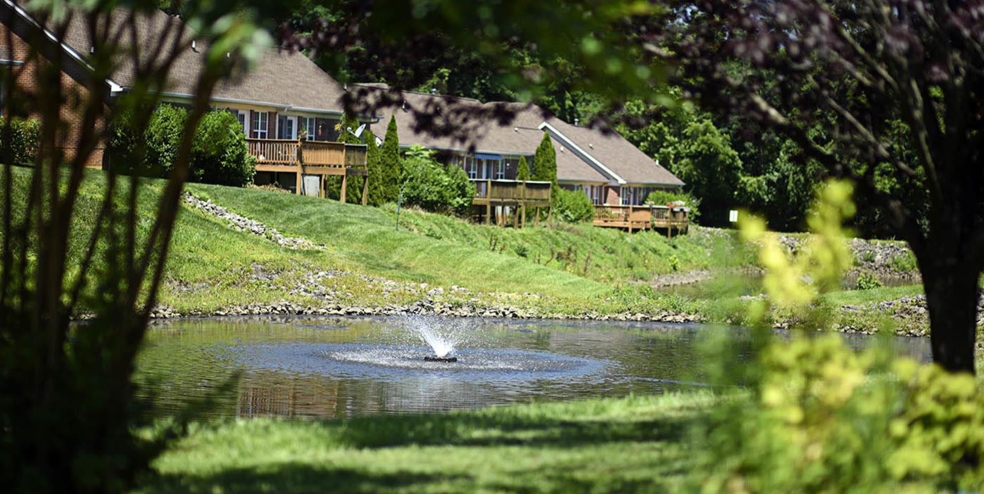 Christian Care Communities - Middletown outdoor common area